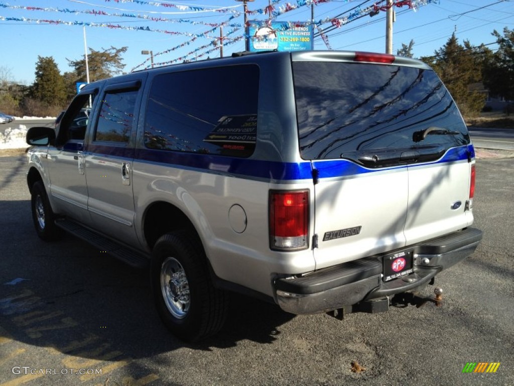 2000 Excursion XLT 4x4 - Medium Steel Blue Metallic / Medium Graphite photo #29