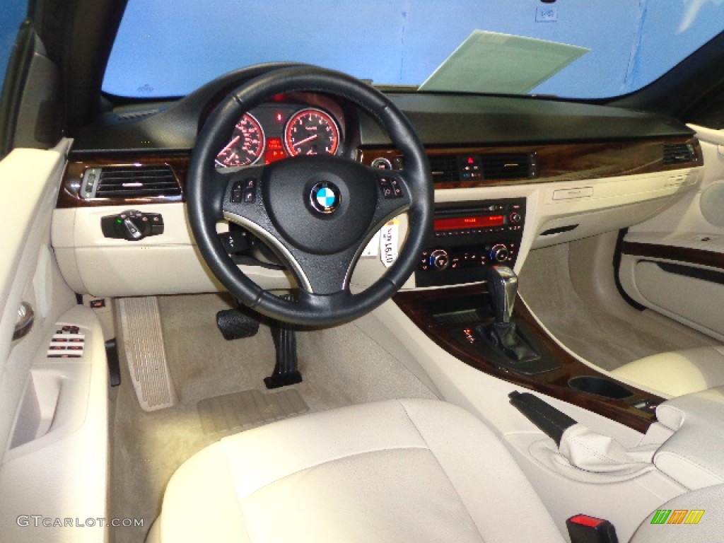 Cream Beige Dakota Leather Interior 2011 BMW 3 Series 328i Convertible Photo #89543479