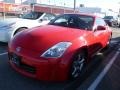 2008 Nogaro Red Nissan 350Z Coupe  photo #3