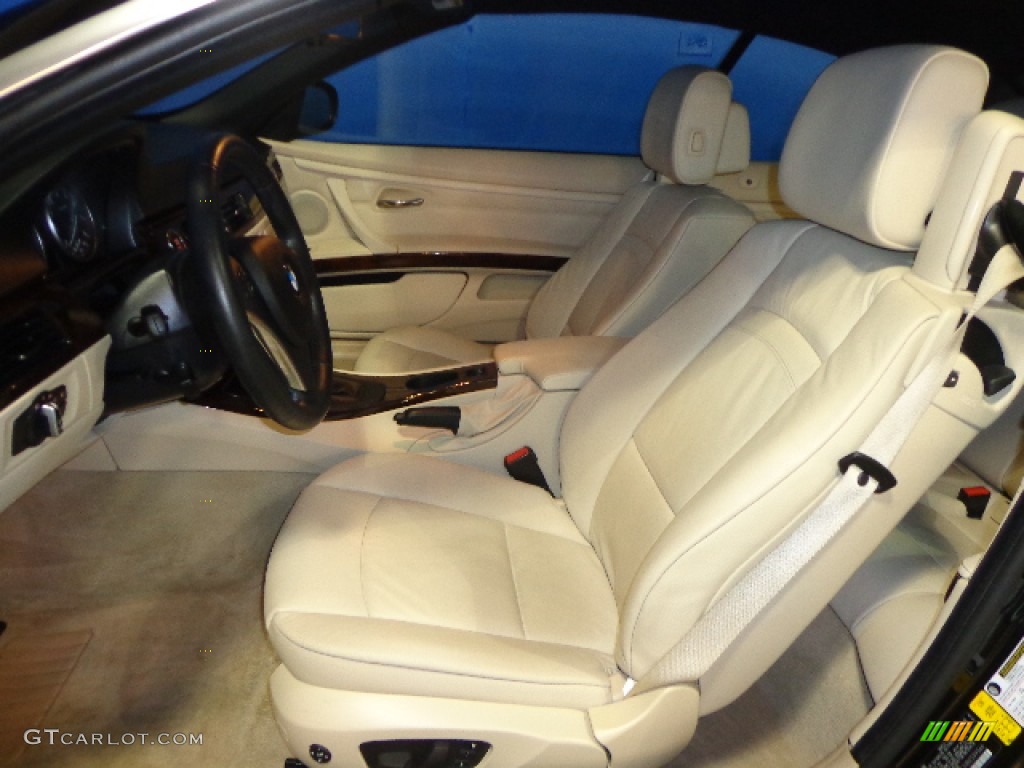 Cream Beige Dakota Leather Interior 2011 BMW 3 Series 328i Convertible Photo #89543743