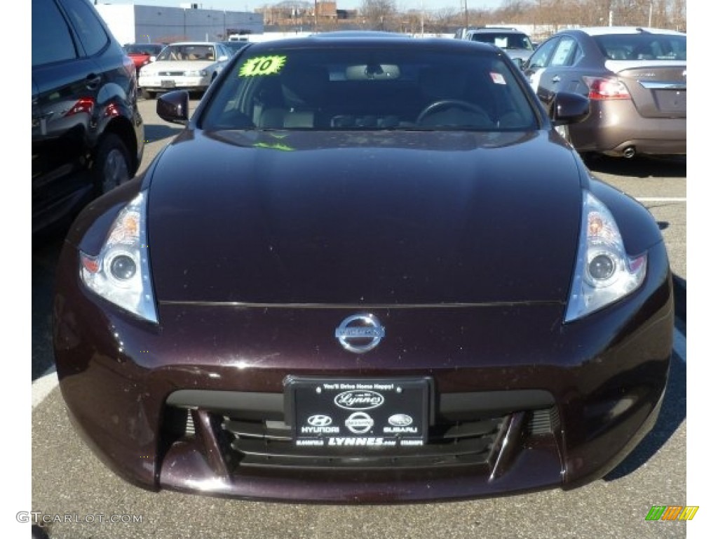 2010 370Z Touring Coupe - Black Cherry / Black Cloth photo #2