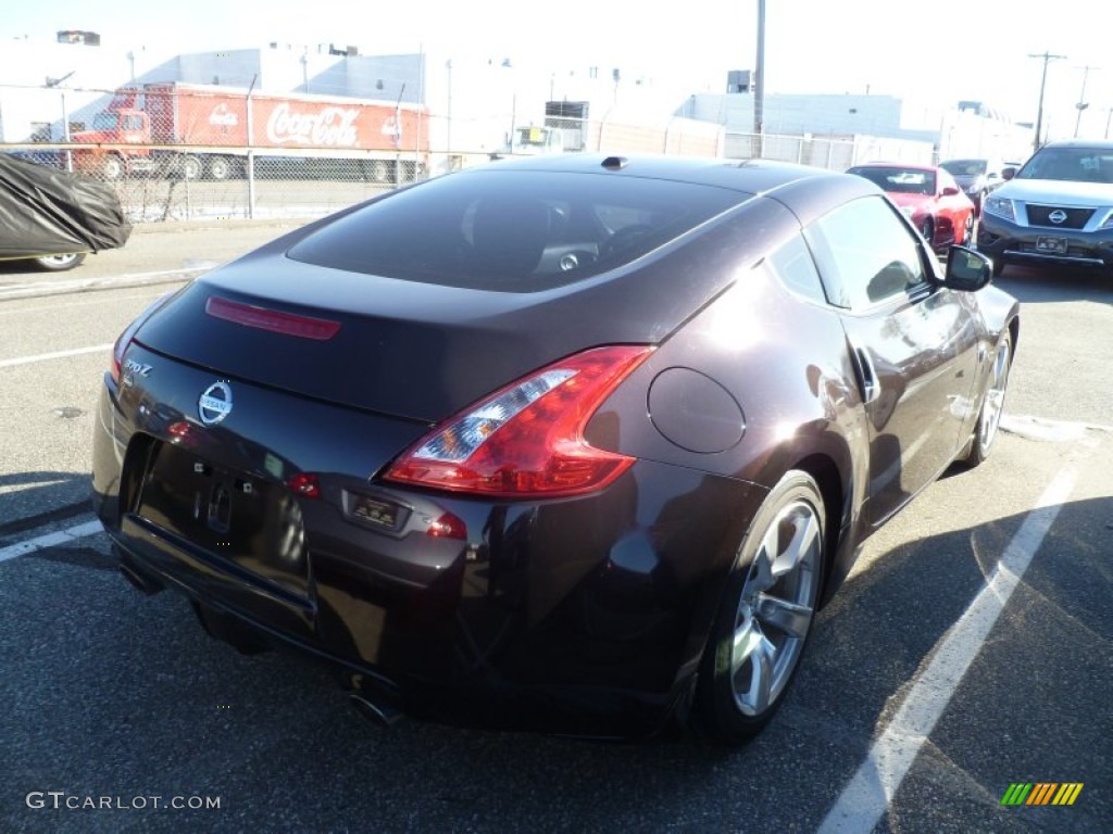 2010 370Z Touring Coupe - Black Cherry / Black Cloth photo #5
