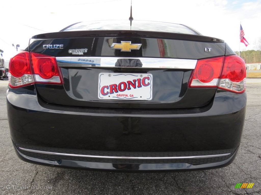 2014 Cruze LT - Black Granite Metallic / Jet Black/Sport Red photo #6