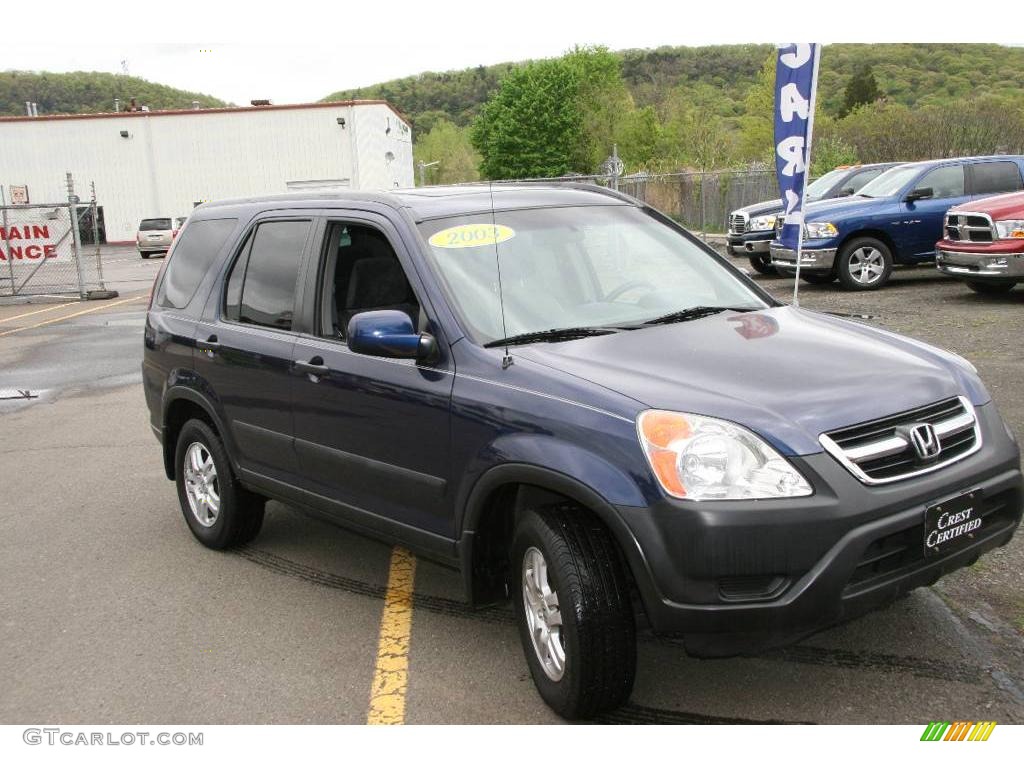 2003 CR-V EX 4WD - Eternal Blue Pearl / Black photo #1