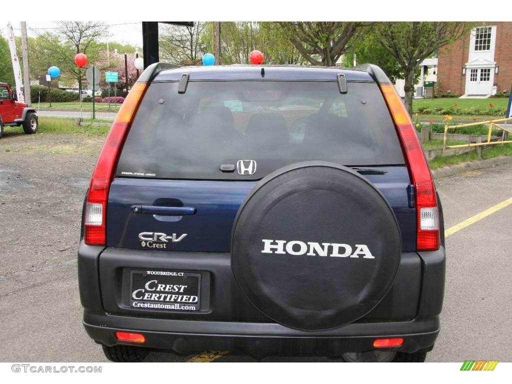 2003 CR-V EX 4WD - Eternal Blue Pearl / Black photo #4