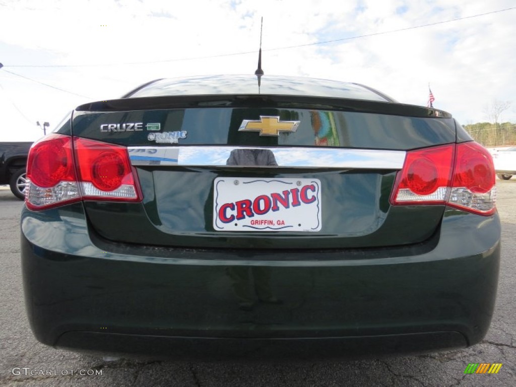 2014 Cruze Eco - Rainforest Green Metallic / Medium Titanium photo #7