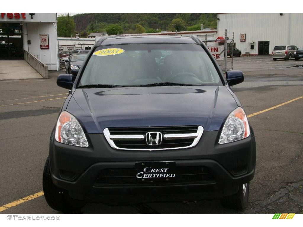 2003 CR-V EX 4WD - Eternal Blue Pearl / Black photo #9