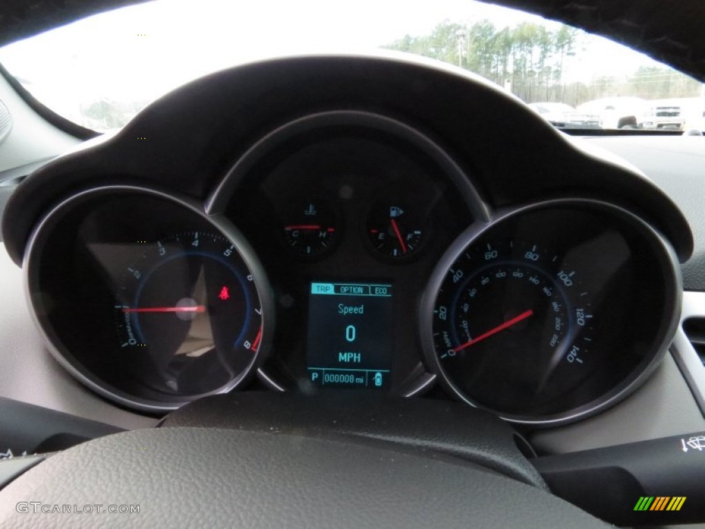 2014 Cruze Eco - Rainforest Green Metallic / Medium Titanium photo #15