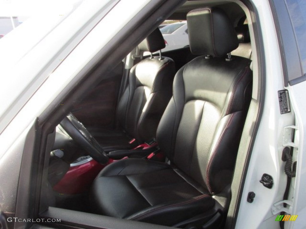 2011 Juke SL AWD - White Pearl / Black/Red w/Red Trim photo #12