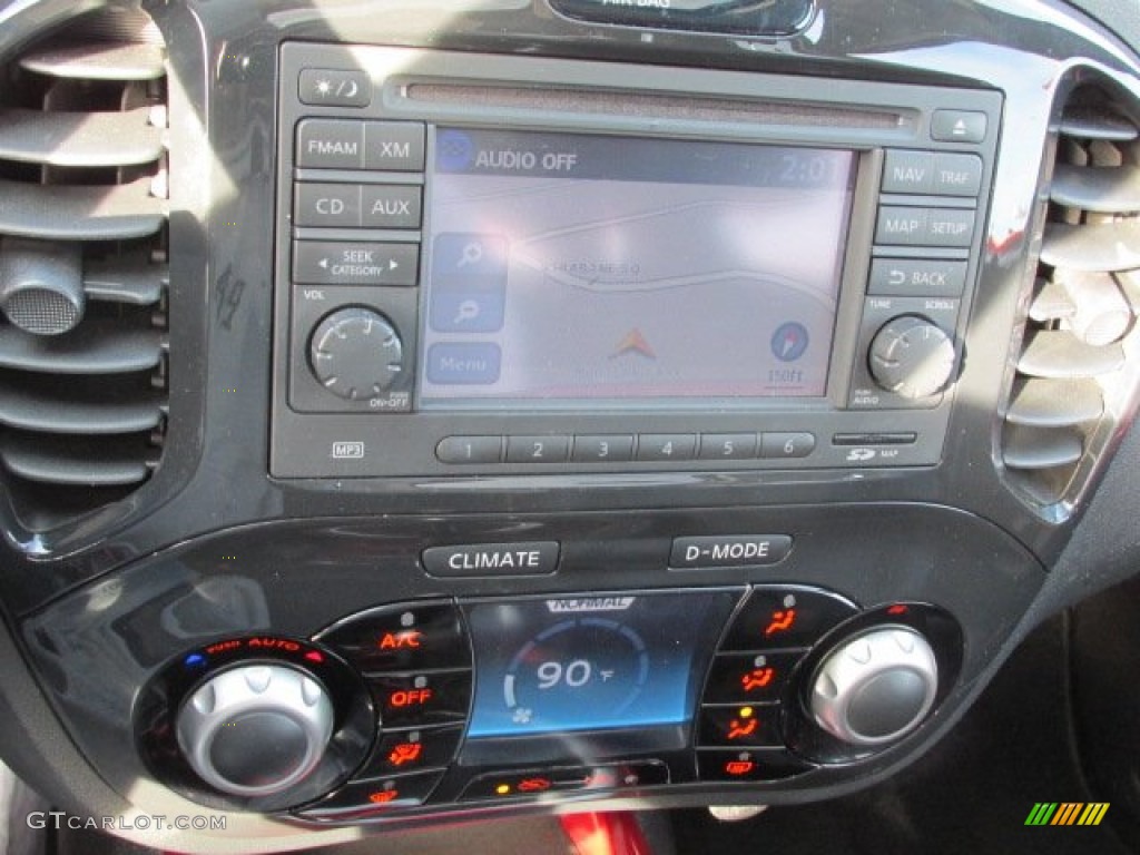 2011 Juke SL AWD - White Pearl / Black/Red w/Red Trim photo #14