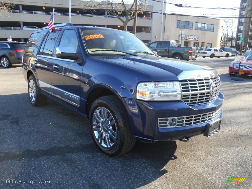 2009 Navigator 4x4 - Dark Blue Pearl Metallic / Camel photo #1