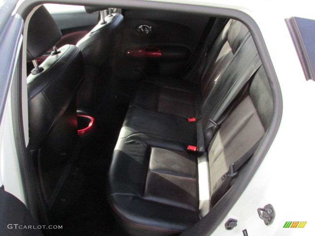 2011 Juke SL AWD - White Pearl / Black/Red w/Red Trim photo #17