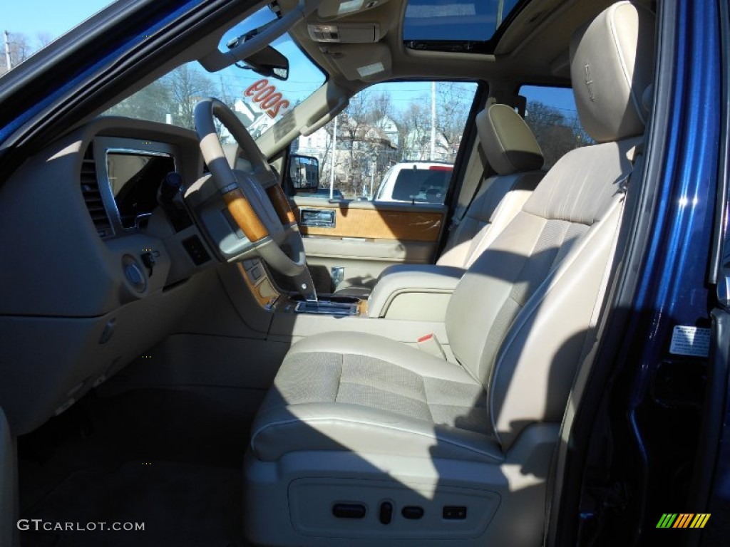 2009 Navigator 4x4 - Dark Blue Pearl Metallic / Camel photo #15