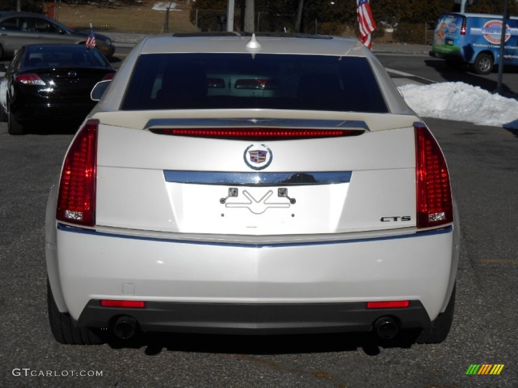 White Diamond Tri-Coat 2009 Cadillac CTS Sedan Exterior Photo #89546320