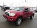 2007 Impulse Red Pearl Toyota Tacoma V6 TRD Access Cab 4x4  photo #4