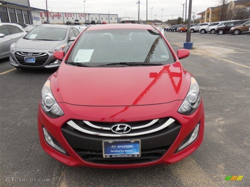 2013 Elantra GT - Red / Beige photo #2