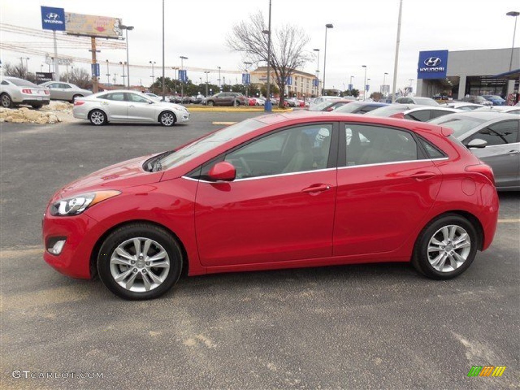 2013 Elantra GT - Red / Beige photo #6