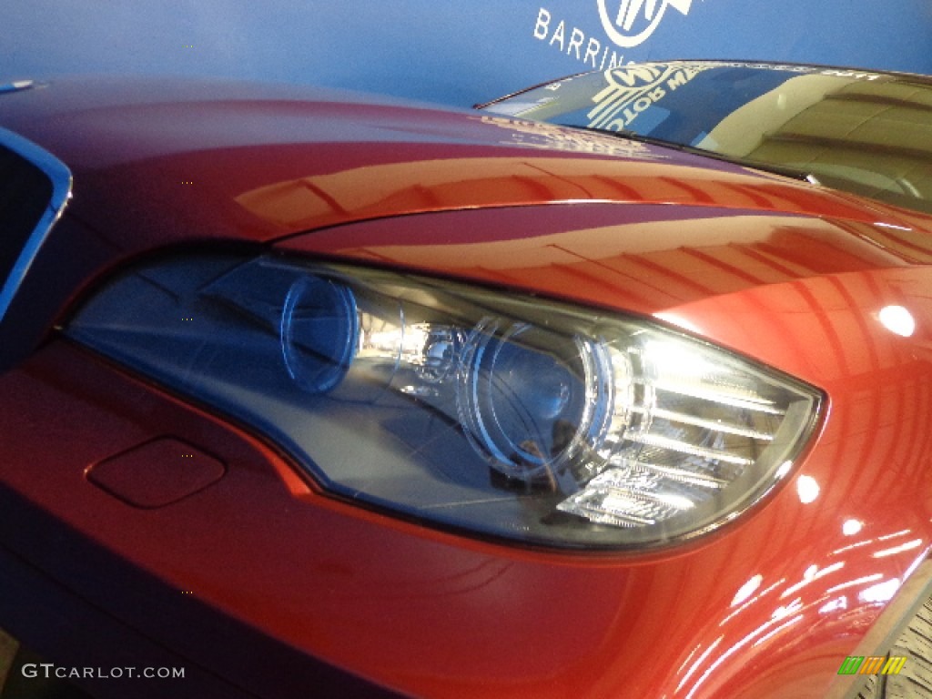 2011 X6 xDrive35i - Vermillion Red Metallic / Sand Beige photo #9