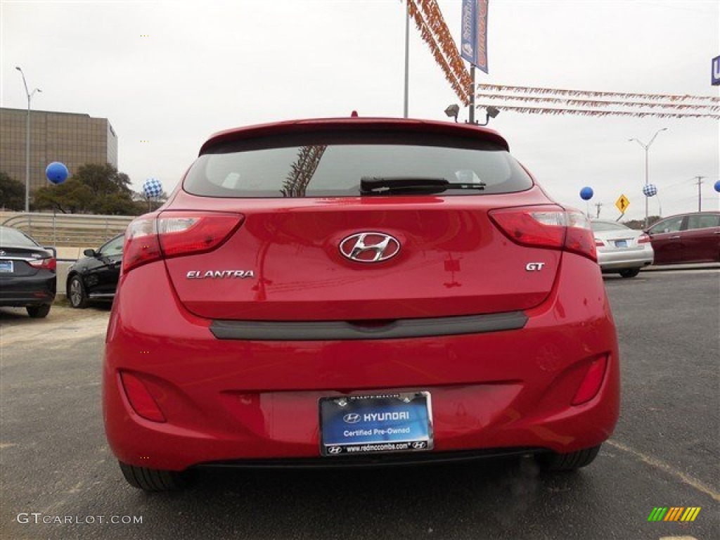 2013 Elantra GT - Red / Beige photo #9