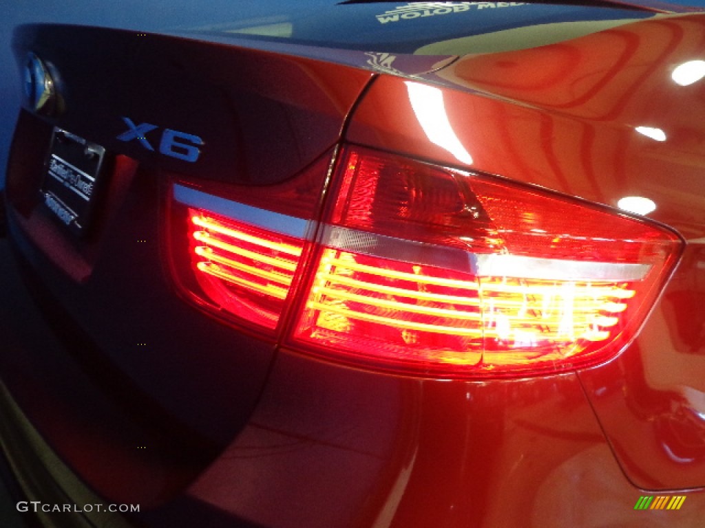2011 X6 xDrive35i - Vermillion Red Metallic / Sand Beige photo #10