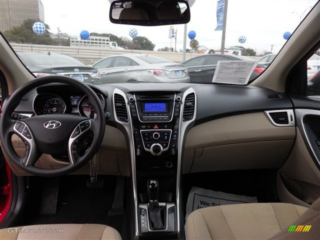 2013 Elantra GT - Red / Beige photo #16