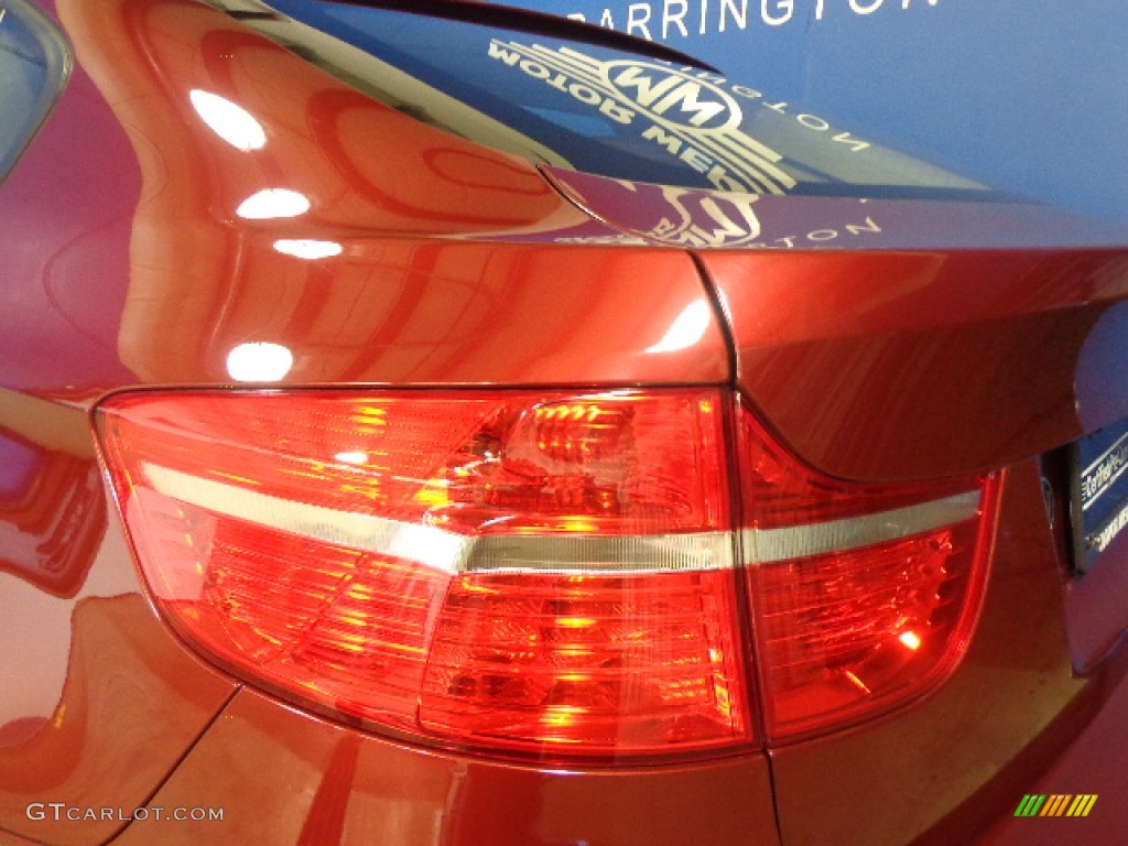 2011 X6 xDrive35i - Vermillion Red Metallic / Sand Beige photo #17