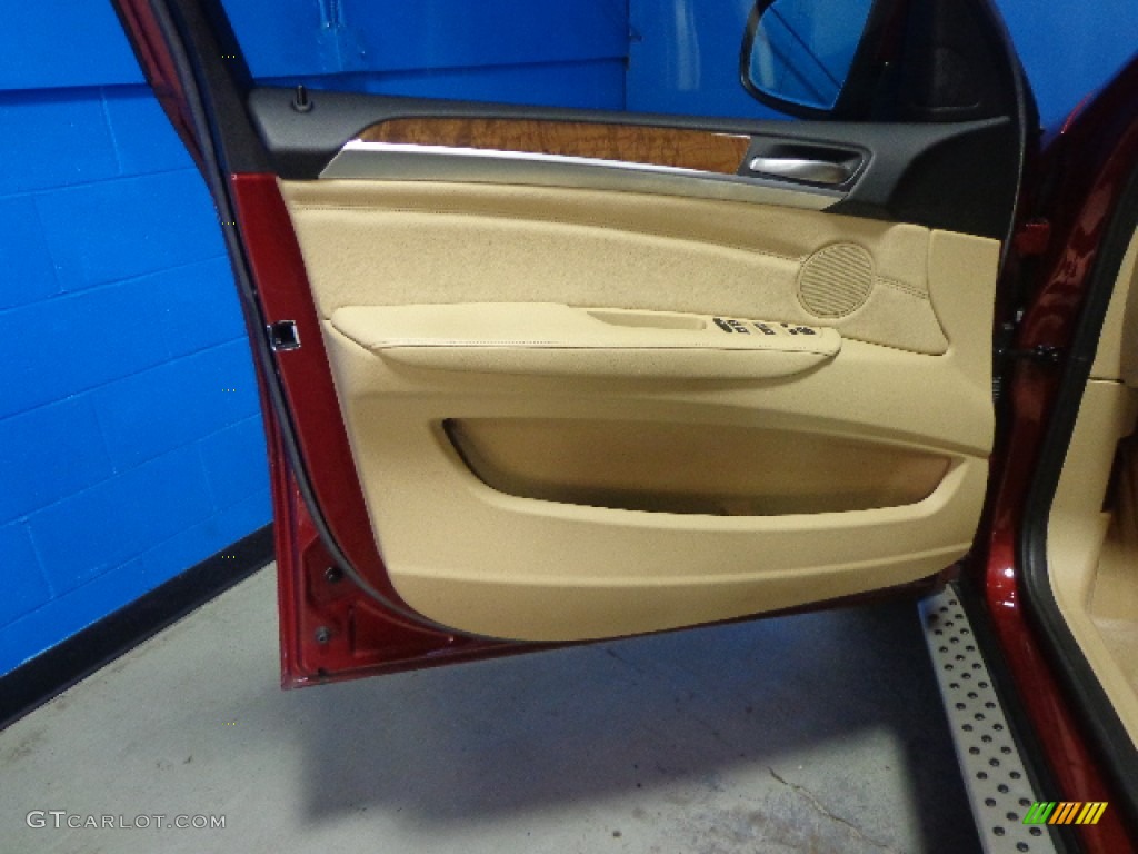 2011 X6 xDrive35i - Vermillion Red Metallic / Sand Beige photo #20