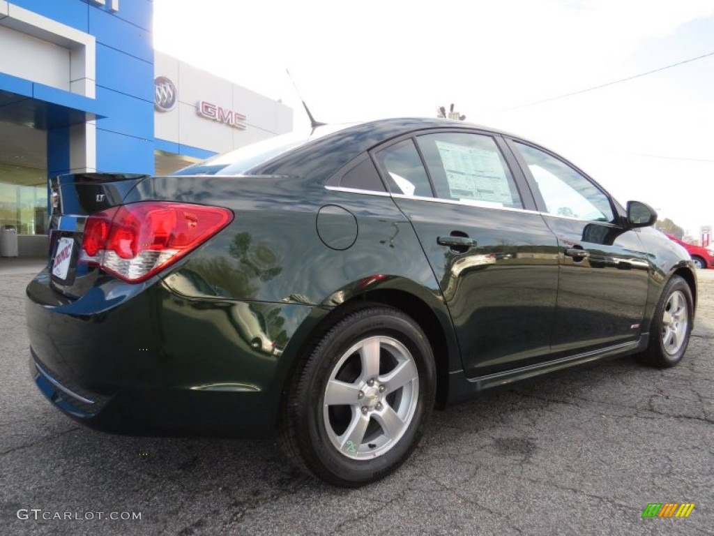 2014 Cruze LT - Rainforest Green Metallic / Medium Titanium photo #7
