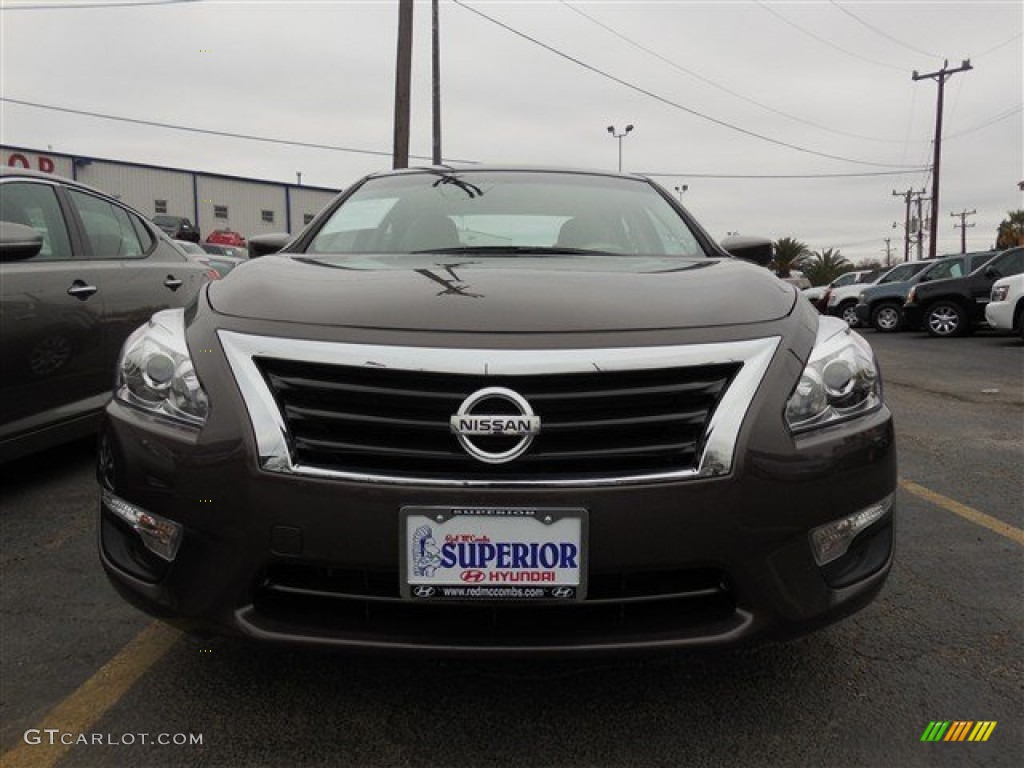 2014 Altima 2.5 S - Java Metallic / Beige photo #3