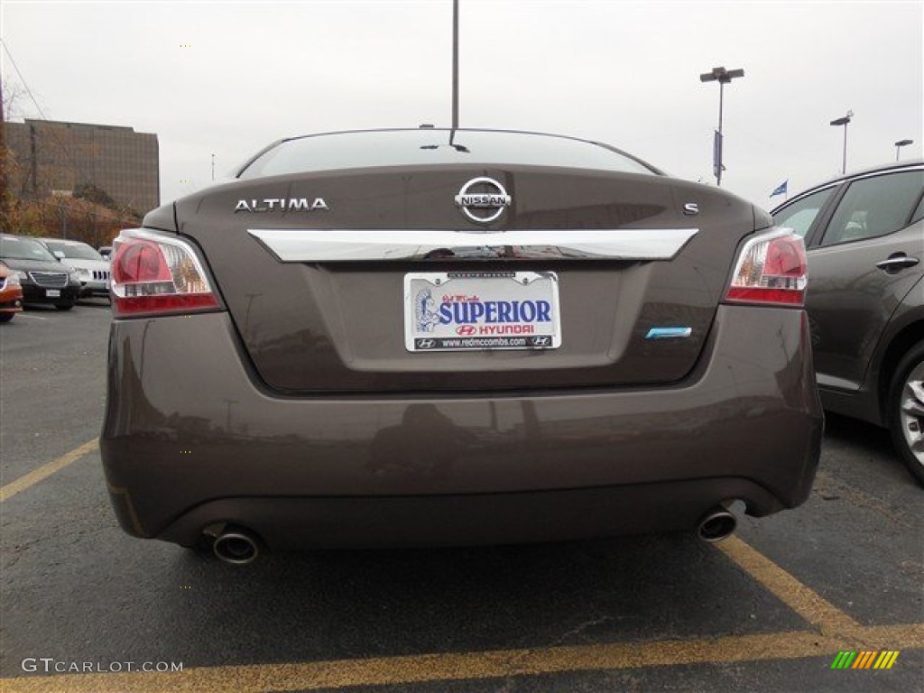 2014 Altima 2.5 S - Java Metallic / Beige photo #9
