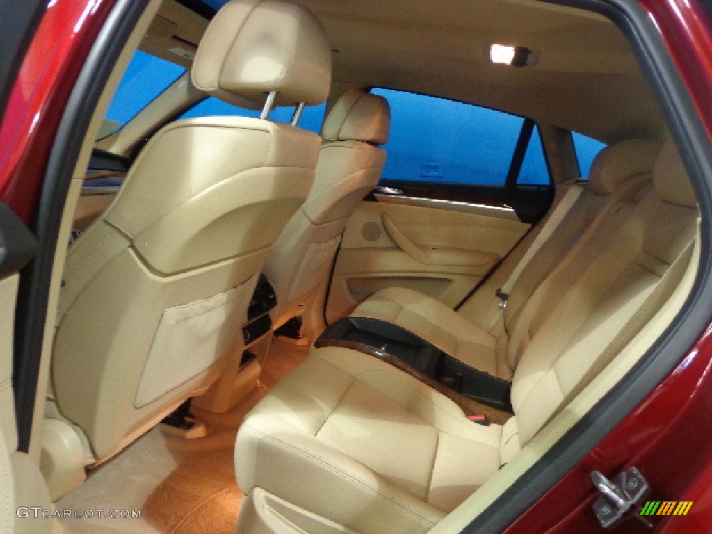 2011 X6 xDrive35i - Vermillion Red Metallic / Sand Beige photo #28