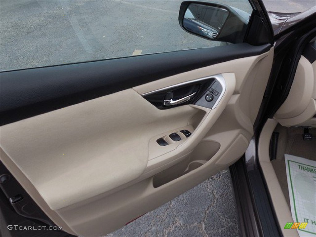 2014 Altima 2.5 S - Java Metallic / Beige photo #12