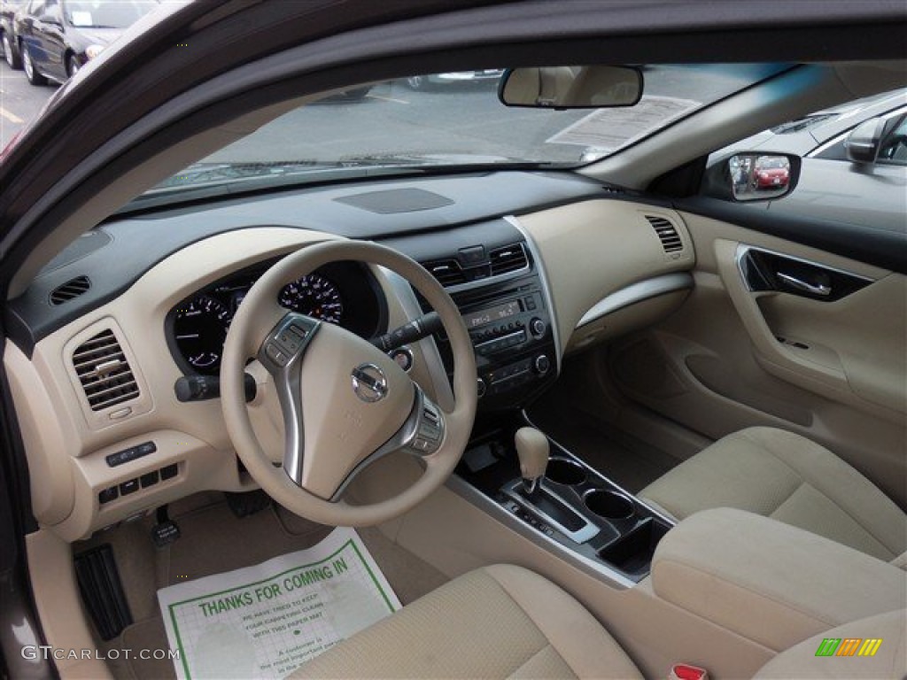 2014 Altima 2.5 S - Java Metallic / Beige photo #13