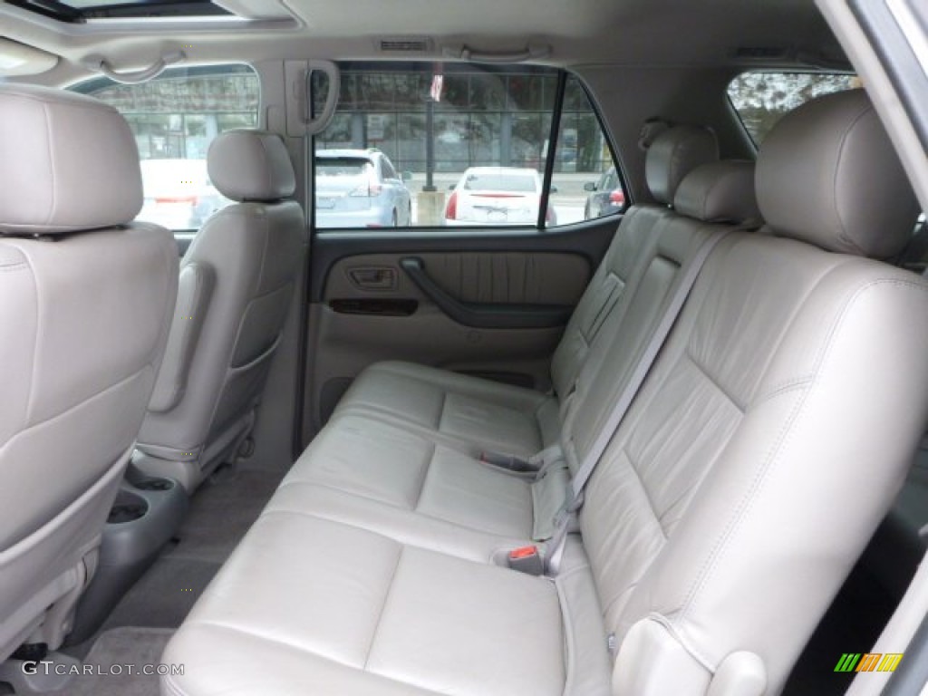2002 Sequoia Limited 4WD - Thunder Gray Metallic / Oak photo #5