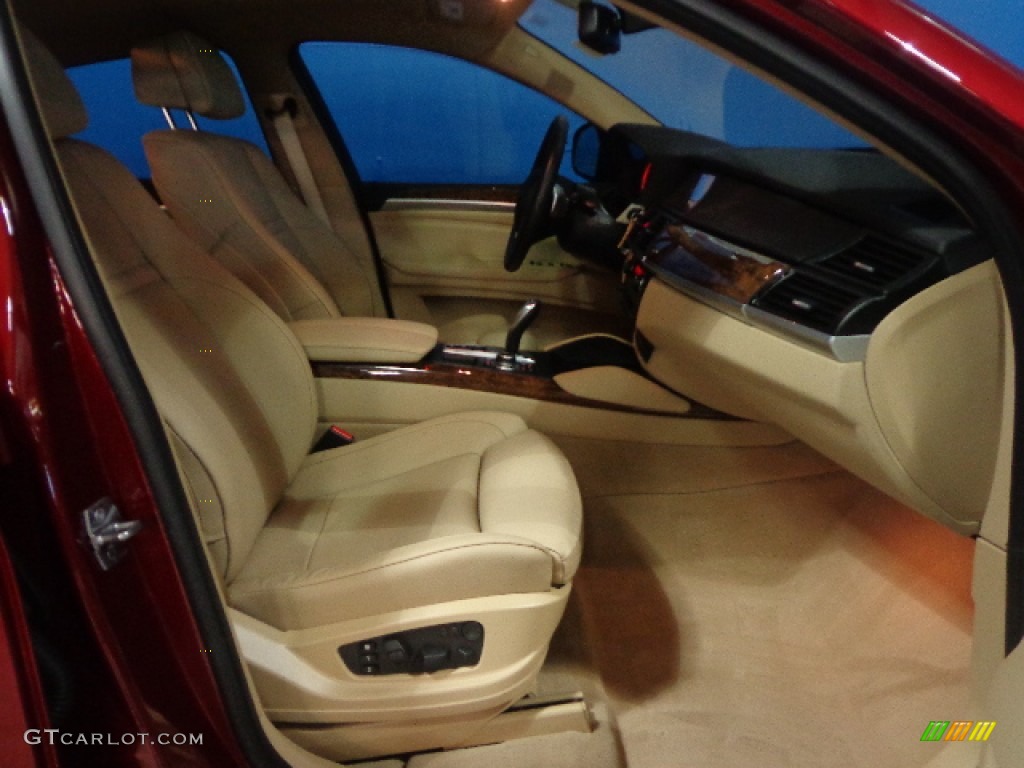 2011 X6 xDrive35i - Vermillion Red Metallic / Sand Beige photo #32