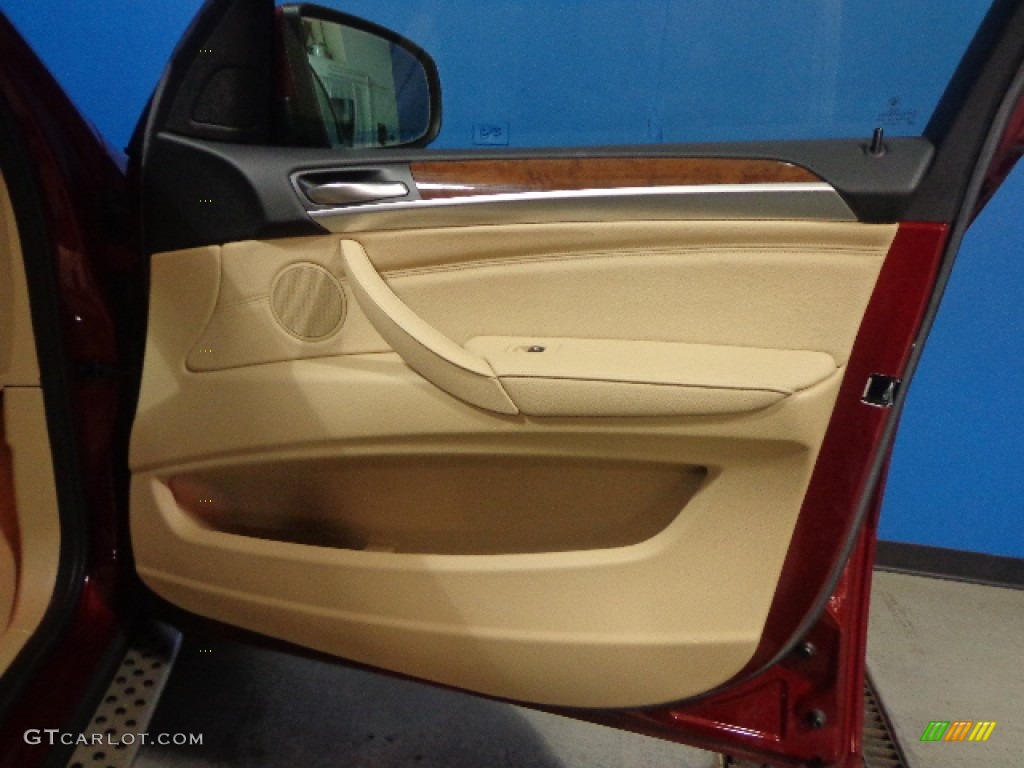 2011 X6 xDrive35i - Vermillion Red Metallic / Sand Beige photo #33