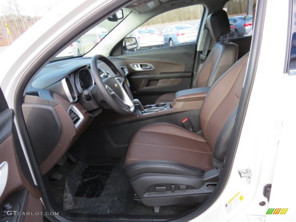 Brownstone/Jet Black Interior 2014 Chevrolet Equinox LT Photo #89548429