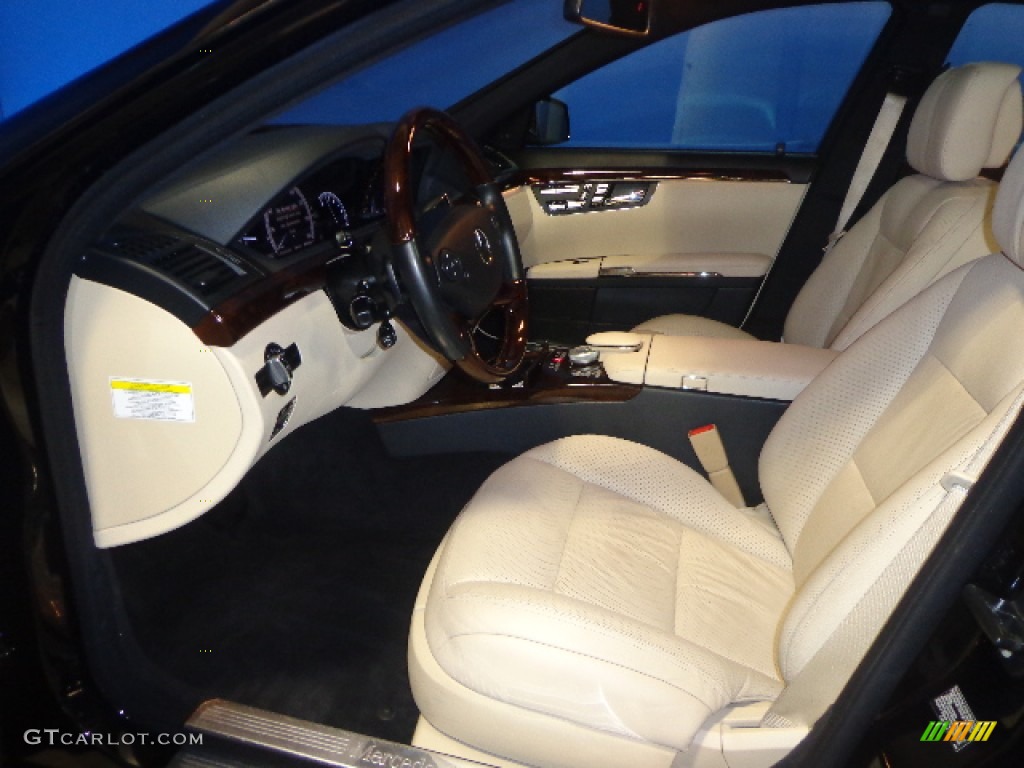 2012 S 550 4Matic Sedan - Black / Sahara Beige/Black photo #21