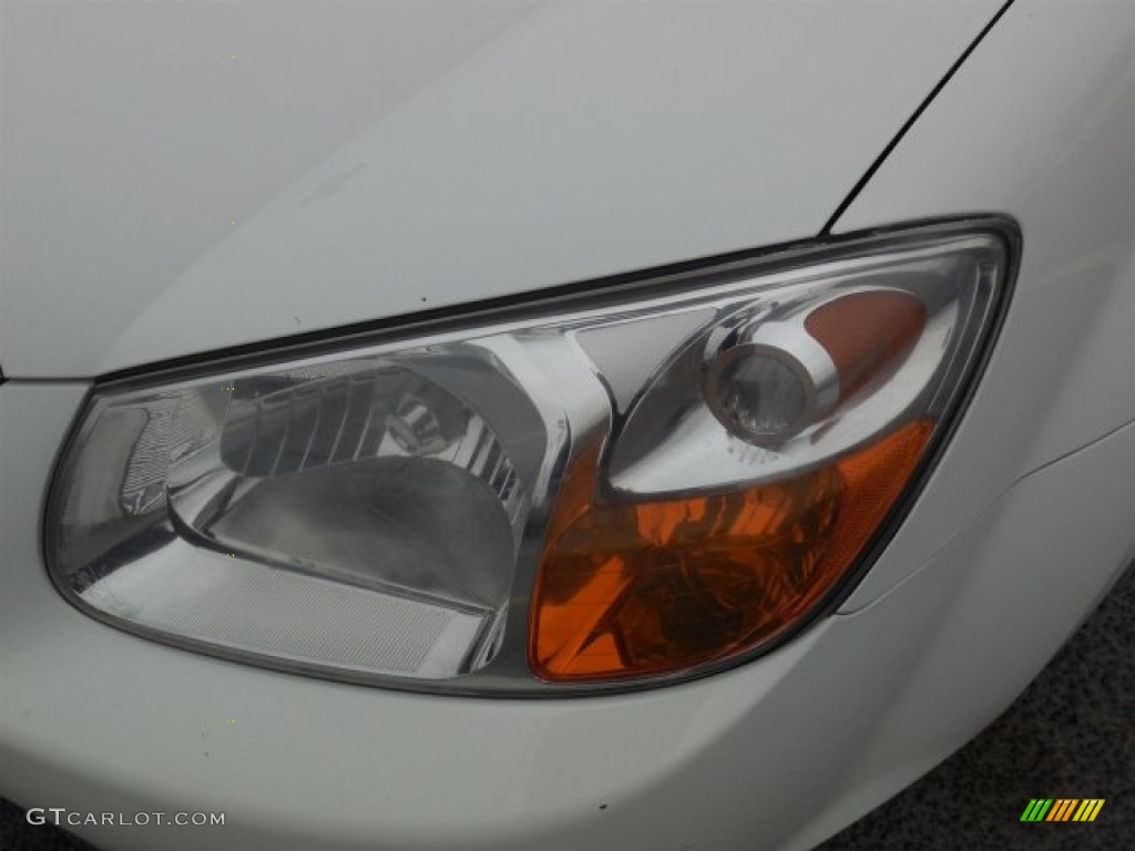 2008 Spectra LX Sedan - White / Gray photo #4