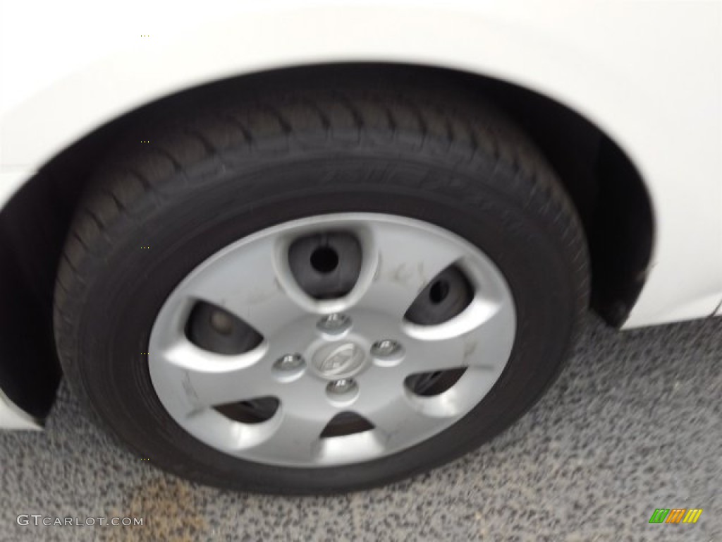 2008 Spectra LX Sedan - White / Gray photo #5
