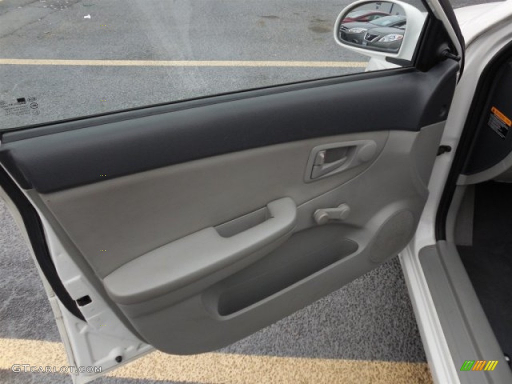 2008 Spectra LX Sedan - White / Gray photo #11