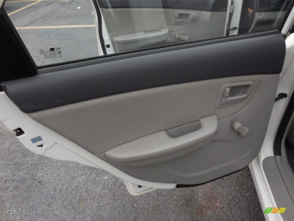 2008 Spectra LX Sedan - White / Gray photo #14