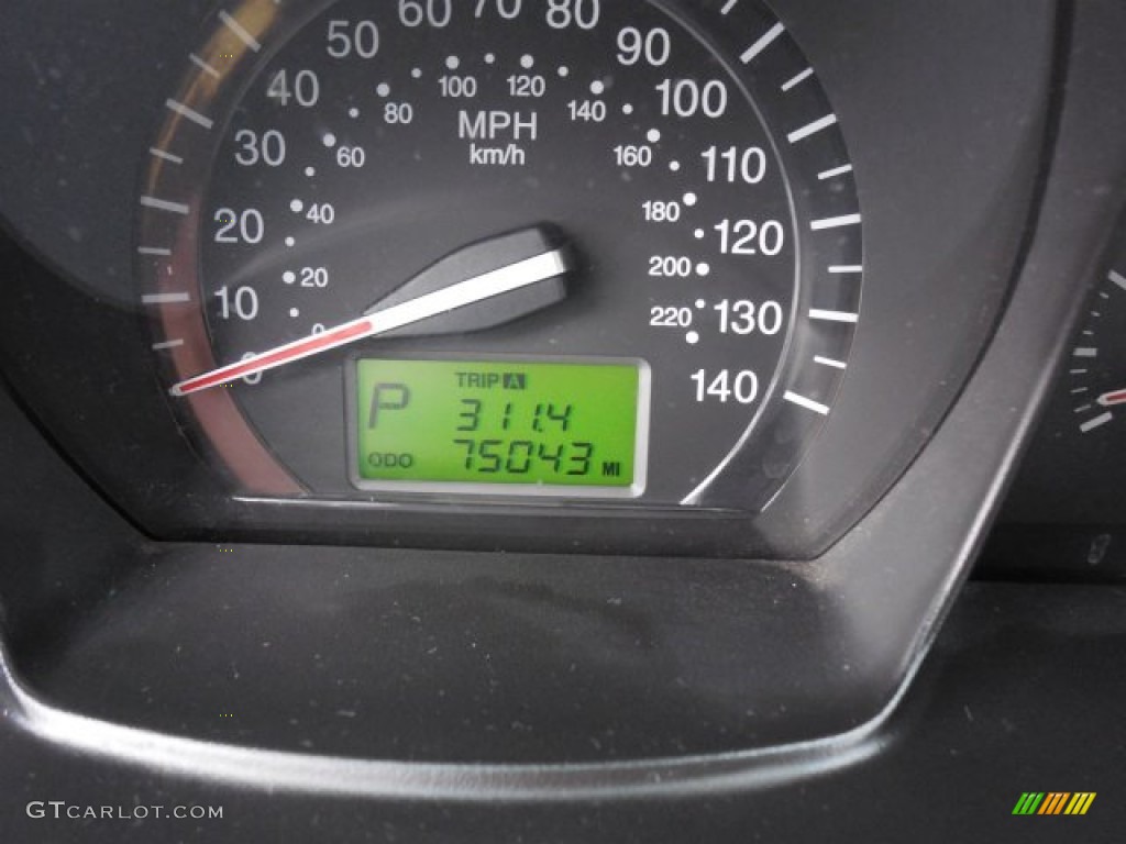2008 Spectra LX Sedan - White / Gray photo #21