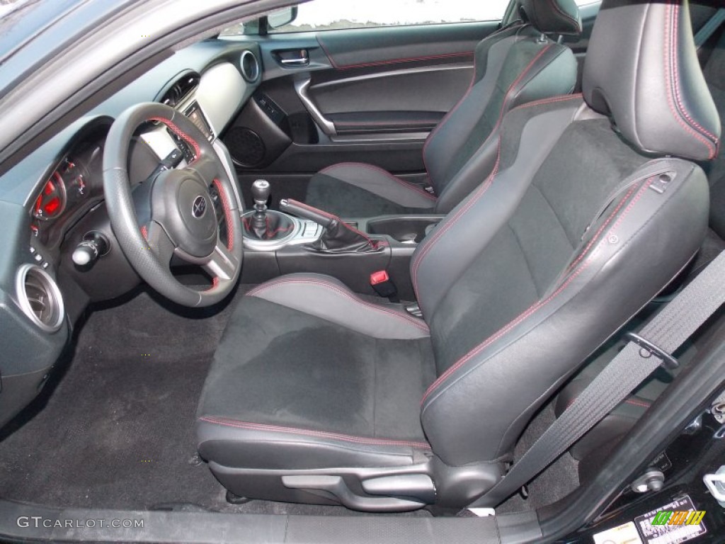 Black Leather/Alcantara Interior 2013 Subaru BRZ Limited Photo #89549122