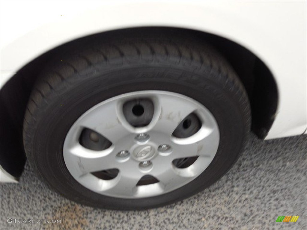 2008 Spectra LX Sedan - White / Gray photo #26