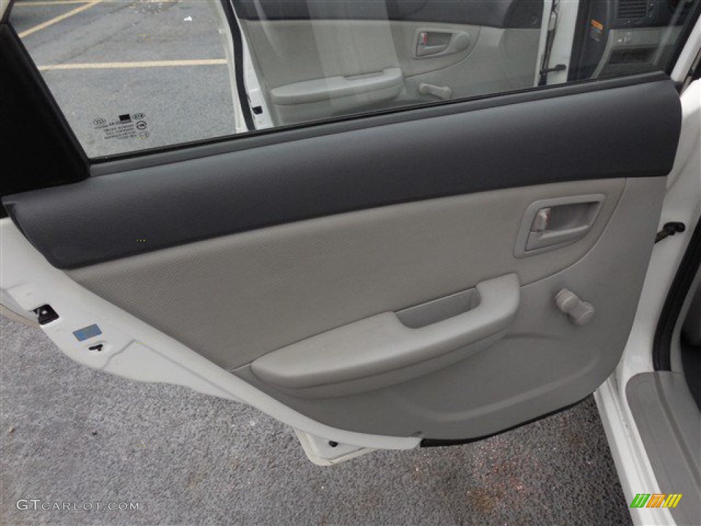 2008 Spectra LX Sedan - White / Gray photo #35