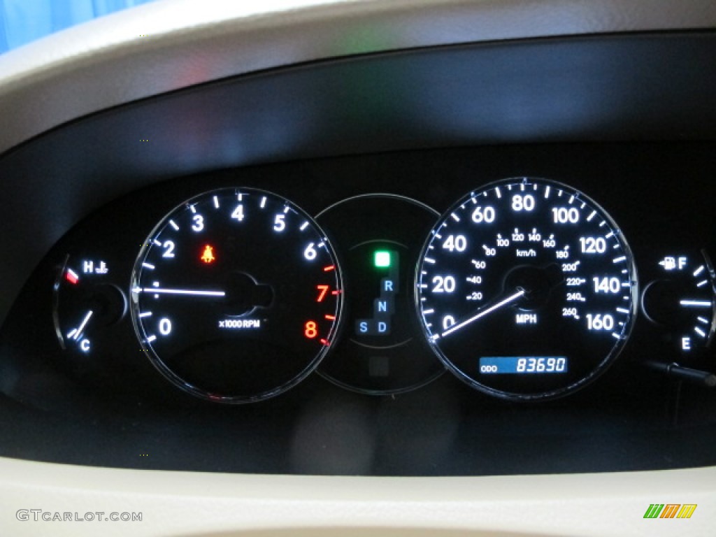 2008 Toyota Avalon XLS Gauges Photos