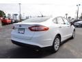 2014 Oxford White Ford Fusion S  photo #5