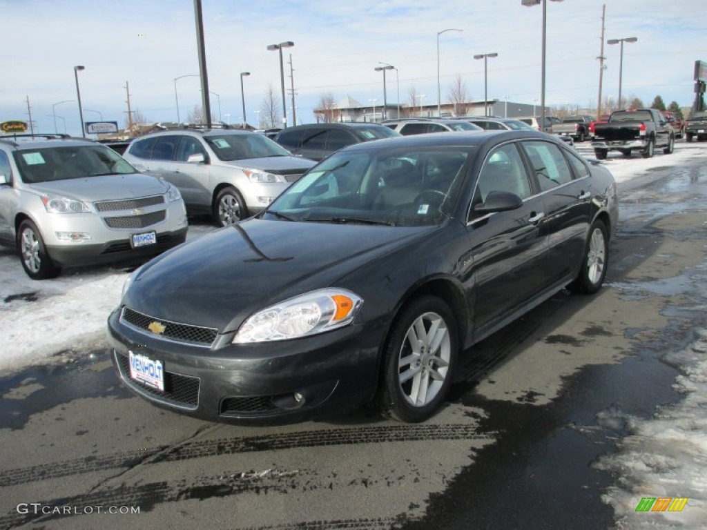 2012 Impala LTZ - Ashen Gray Metallic / Ebony photo #2