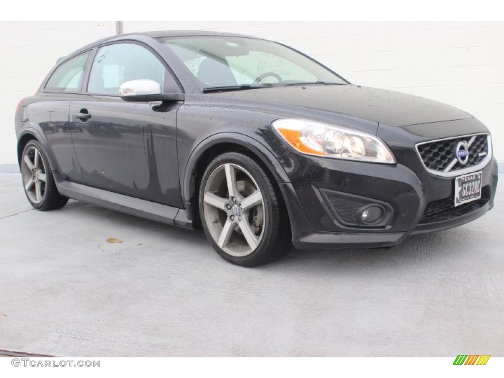 2011 C30 T5 R-Design - Black Sapphire Metallic / R Design Off Black Flextec photo #1
